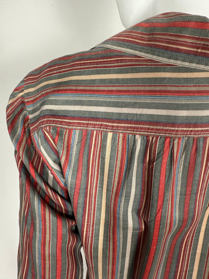 Abito chemisier in seta Saint Laurent Rive Gauche anni ‘70/‘80 - tg. M/L