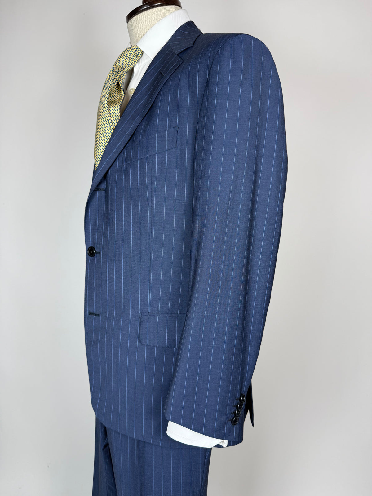 Completo Caruso tessuto Loro Piana lana mohair e seta - tg. 50
