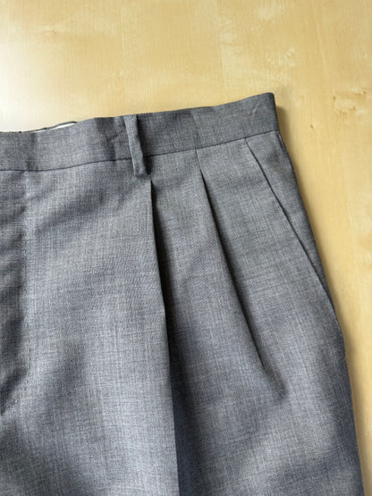 Pantaloni fresco lana grigio medio anni '80 - tg. 52/54