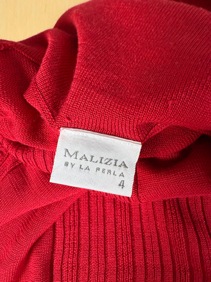 Maglia dolcevita smanicata in pura seta La Perla Malizia - tg. M