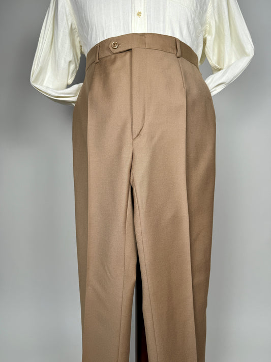 Pantaloni anni ‘70 cavalry twill beige (NOS) - tg. 50/52