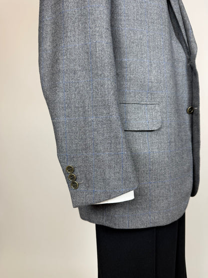 Giacca Brioni anni '80 flanella principe di Galles - tg. 52/54