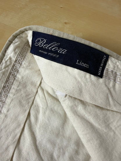 Pantaloni in lino beige sabbia - tg. 50