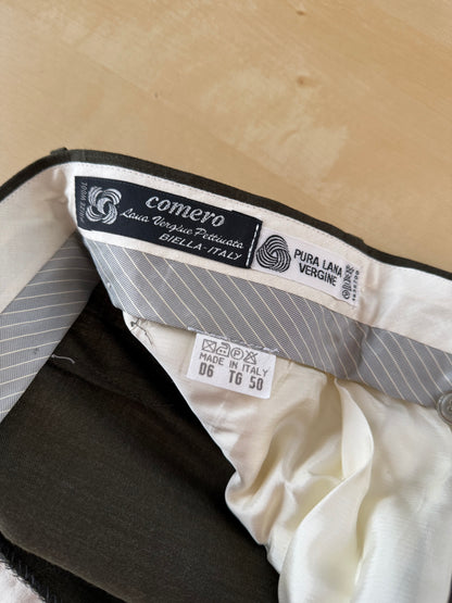 Pantaloni fresco lana verde scuro - tg. 48/50