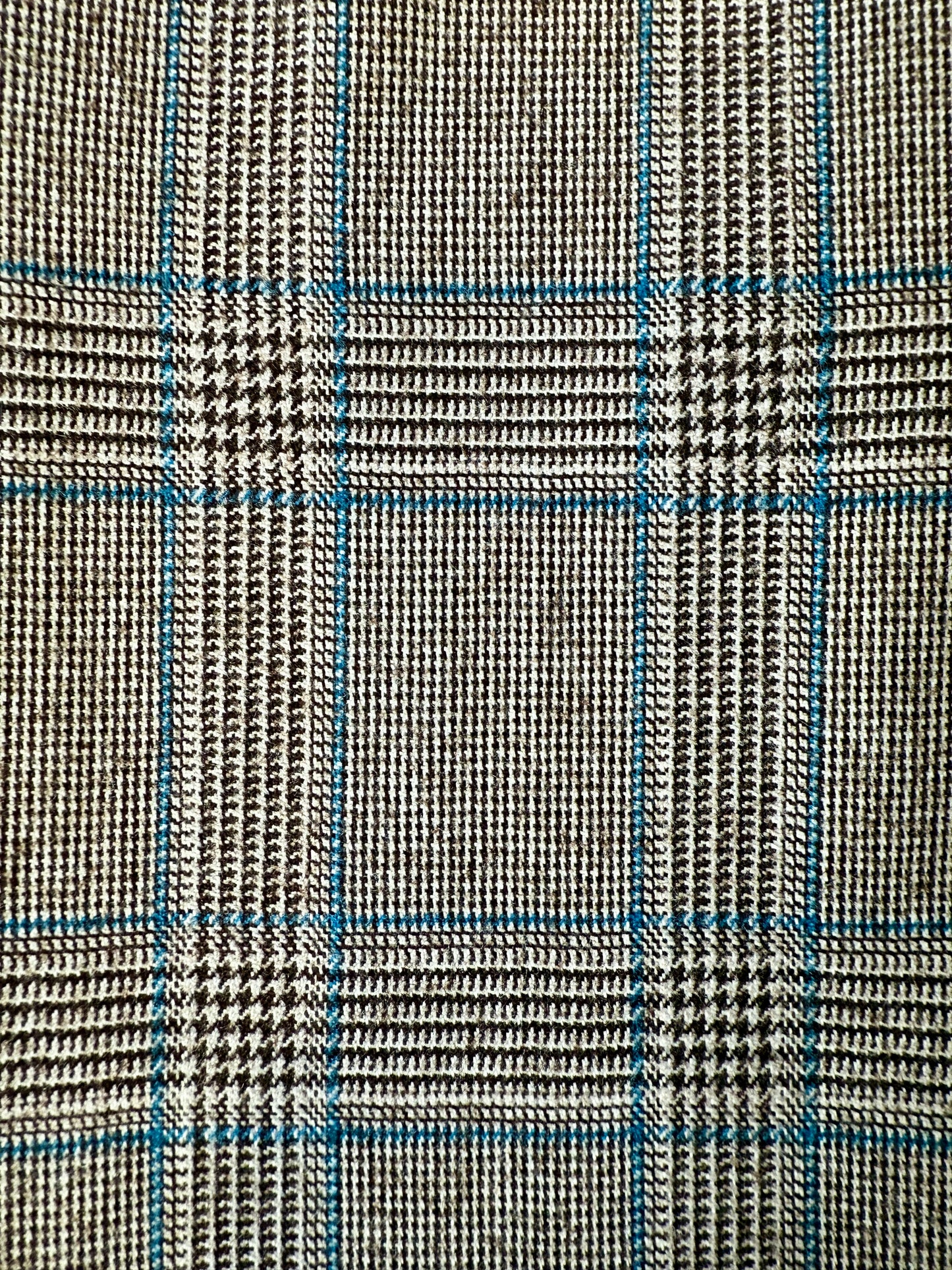 Pantaloni sartoriali anni ‘70 flanella principe di Galles - tg. 48