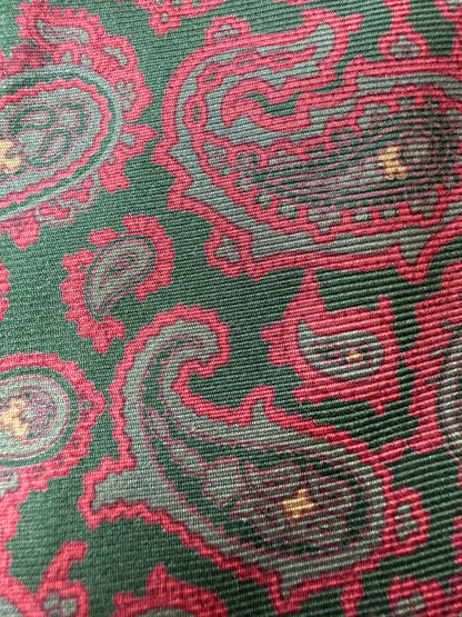 Cravatta Etro paisley rosso e verde