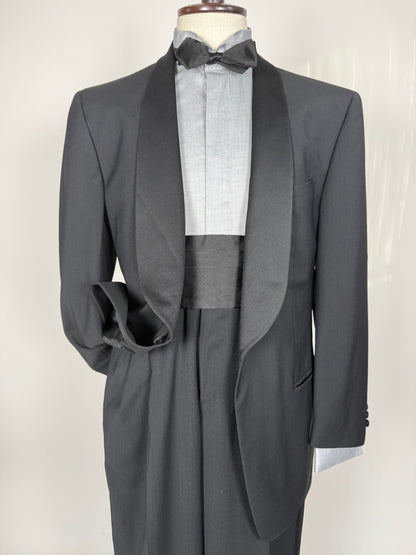 Smoking Ermenegildo Zegna in fresco lana anni ‘80/‘90 - tg. 48 drop 7