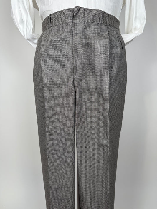 Pantaloni sartoriali anni ‘60/‘70 occhio di pernice - tg. 52