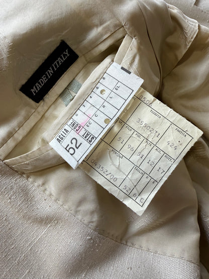 Giacca Lanvin anni '70/'80 in pura seta avorio - tg. 48