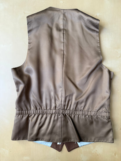 Completo 3 pezzi Marzotto anni ‘70/'80 color cammello (NOS) - tg. 42