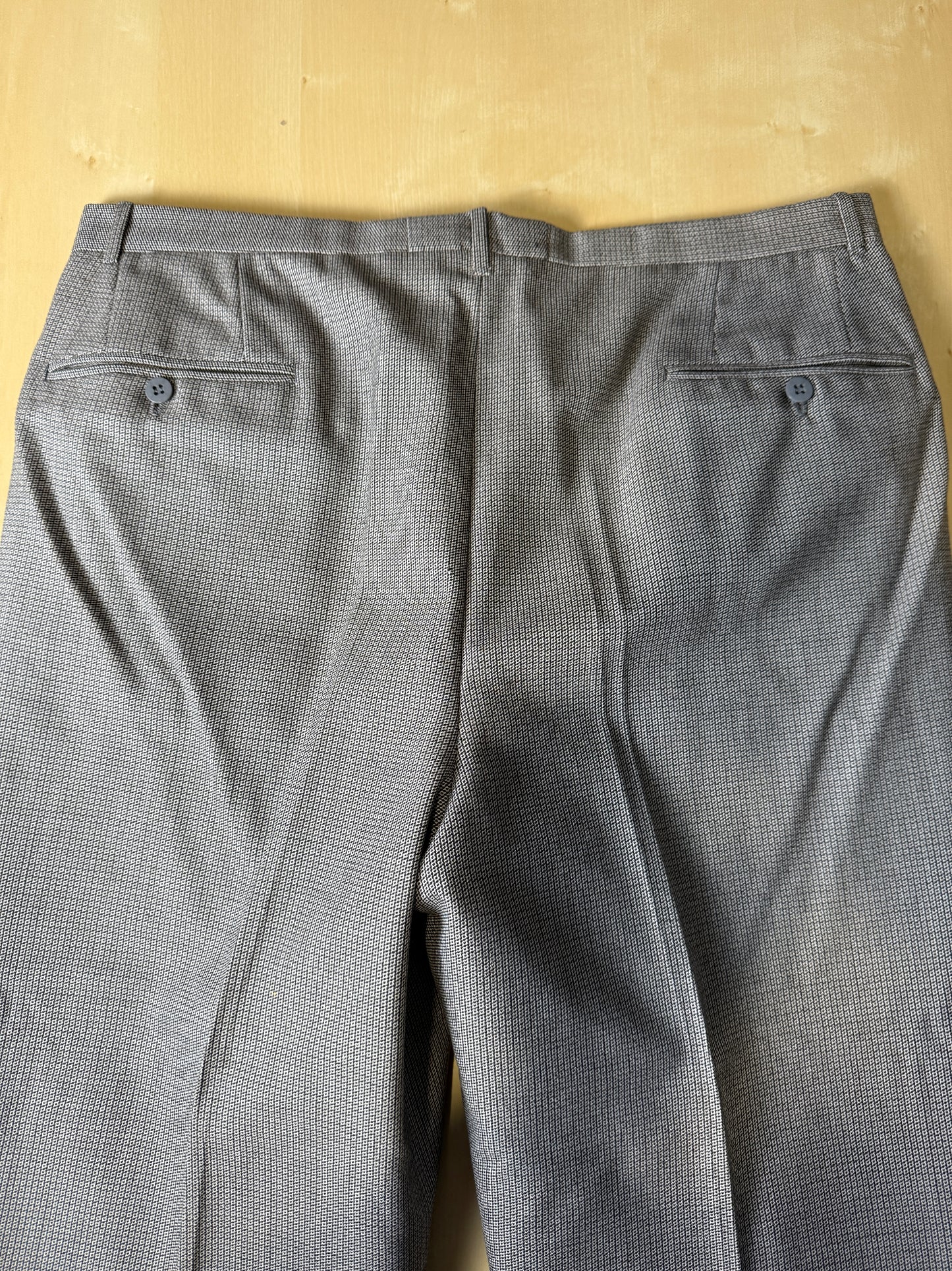 Pantaloni sartoriali anni ‘60/‘70 occhio di pernice - tg. 52