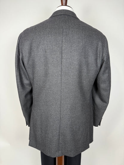 Giacca Caruso tessuto Zegna flanella occhio di pernice - tg. 52