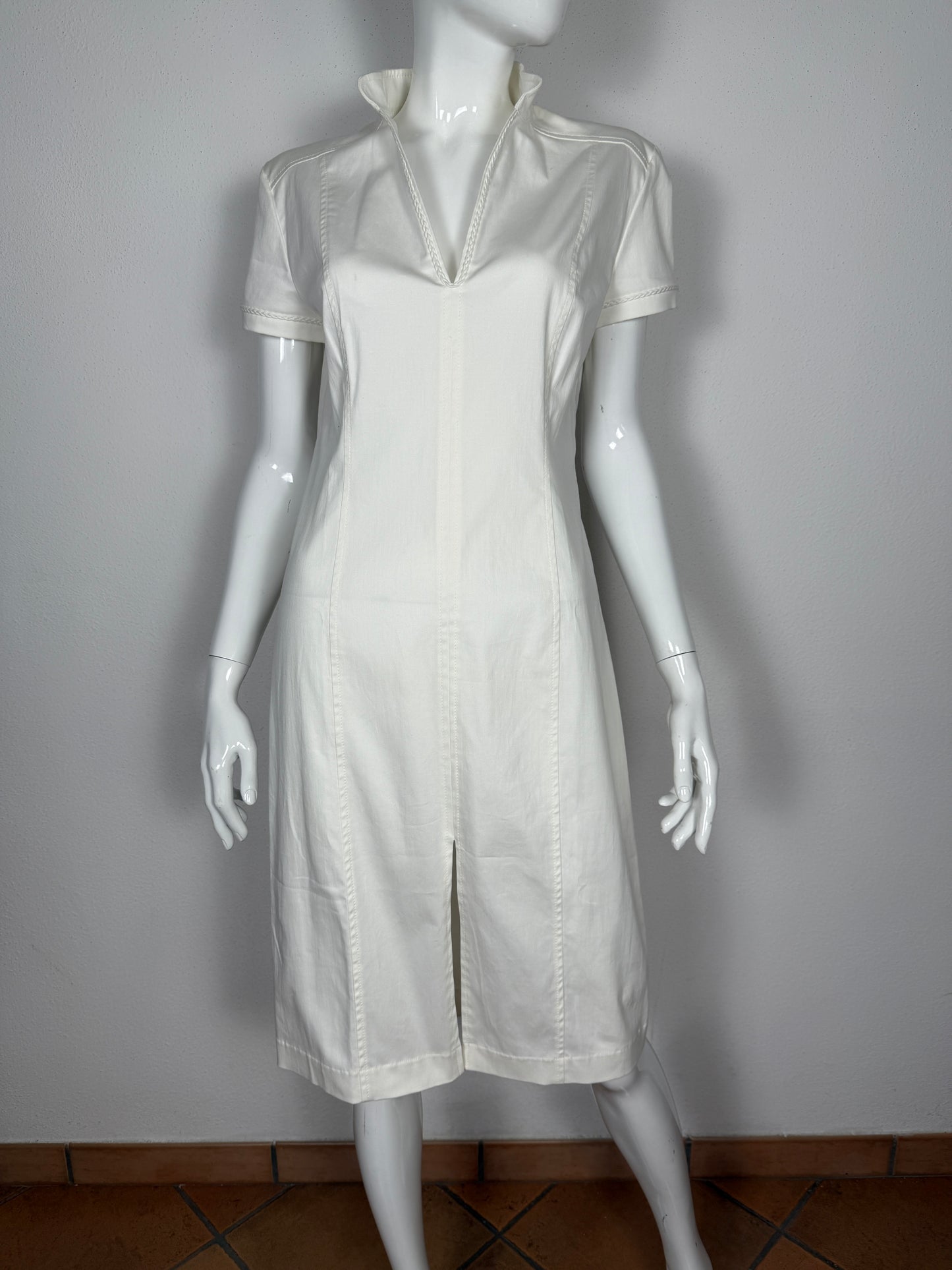 Abito La Perla Openspace bianco in cotone - S/M