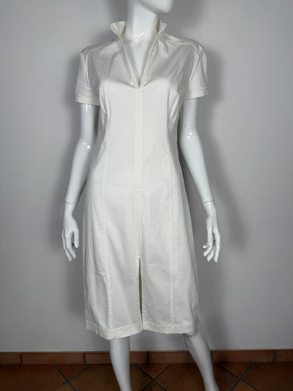 Abito La Perla Openspace bianco in cotone - S/M