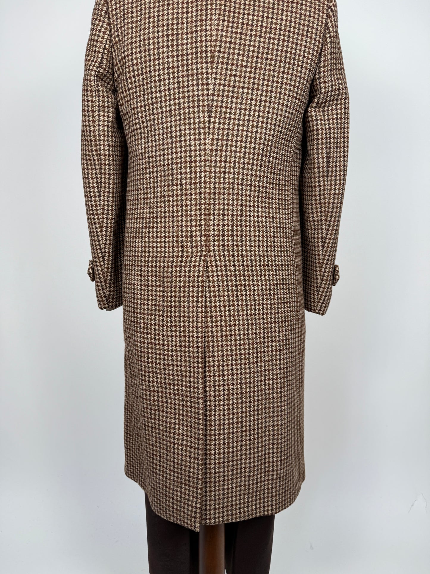 Cappotto anni ‘70 tweed pied-de-poule - tg. 44-46