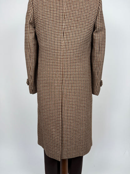 Cappotto anni ‘70 tweed pied-de-poule - tg. 44-46
