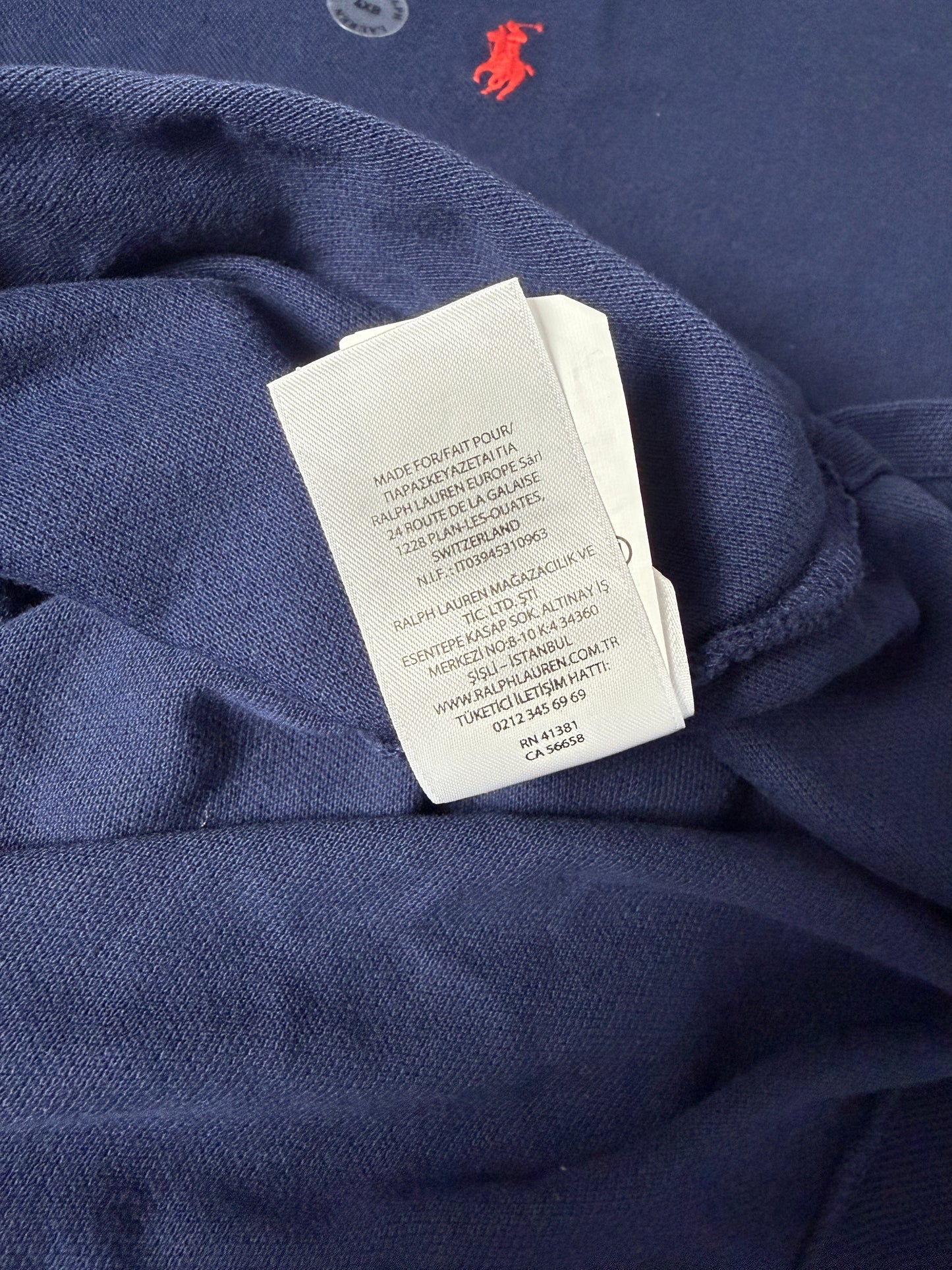Polo Ralph Lauren blu navy (nuova) - 4XL
