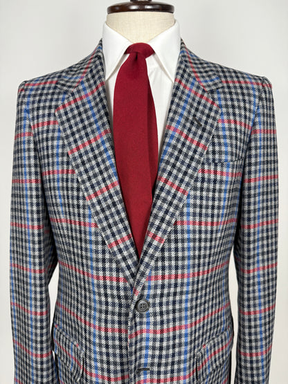 Giacca sartoriale anni ‘80/‘90 a quadri - tg. 48/50