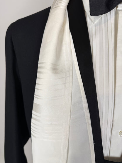 Sciarpa da sera in seta vintage jacquard