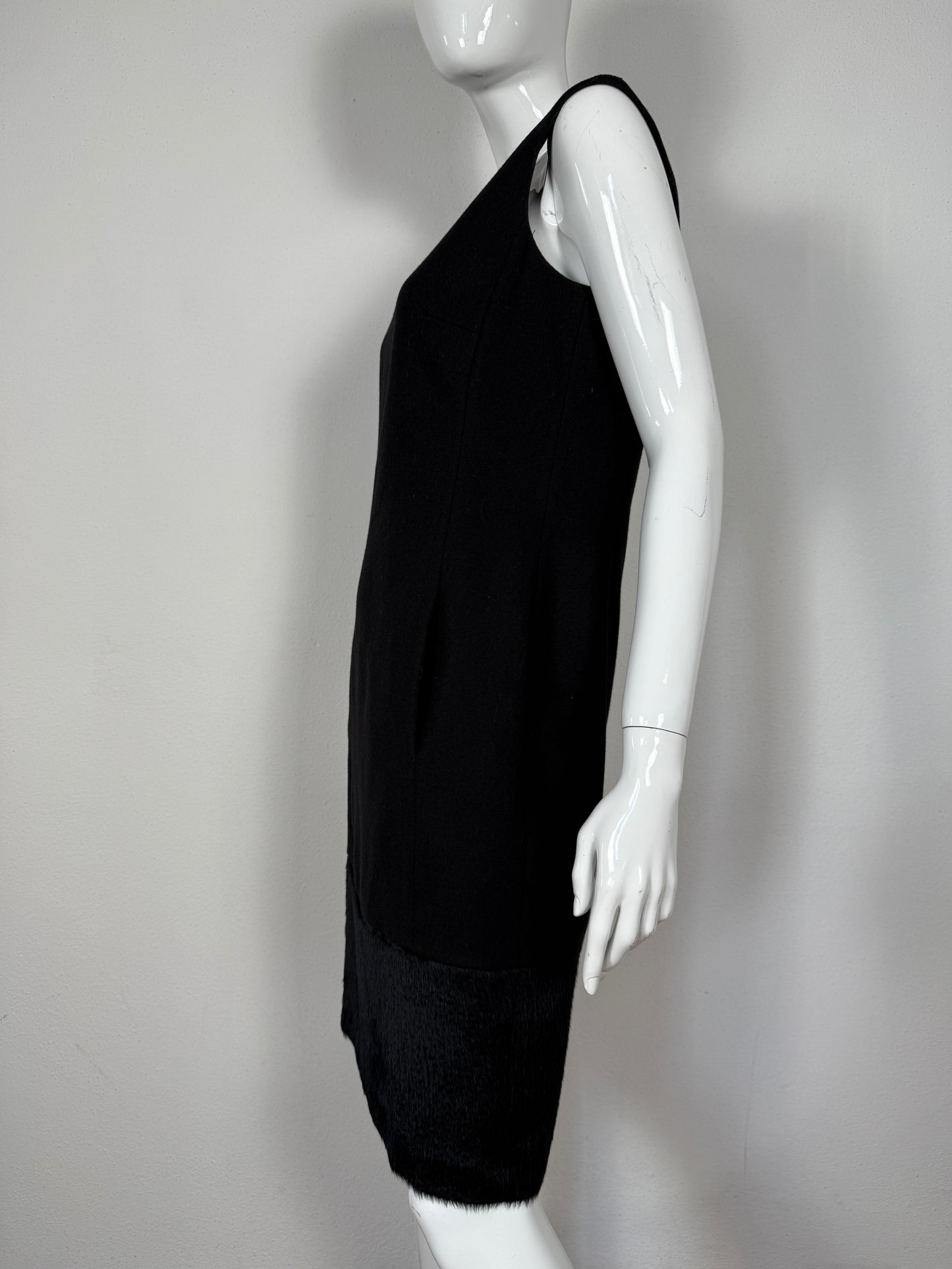 Abito smanicato Max Mara in pura lana - tg. 42