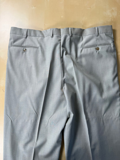 Completo fresco lana verde salvia anni '80 (NOS) - tg. 58 drop 4