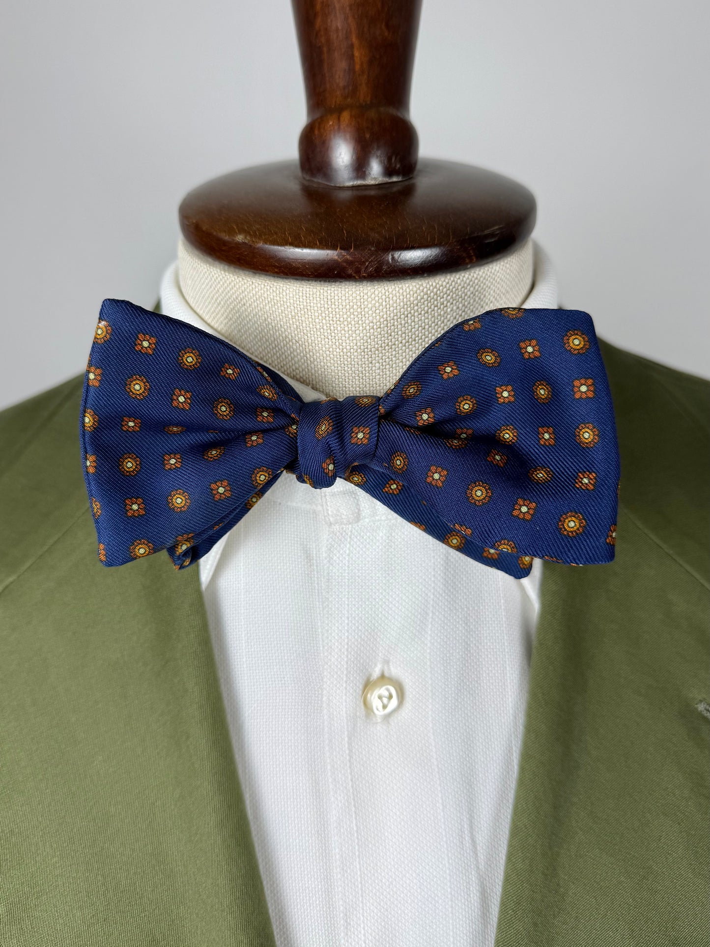 Papillon Marinella micro fantasia navy