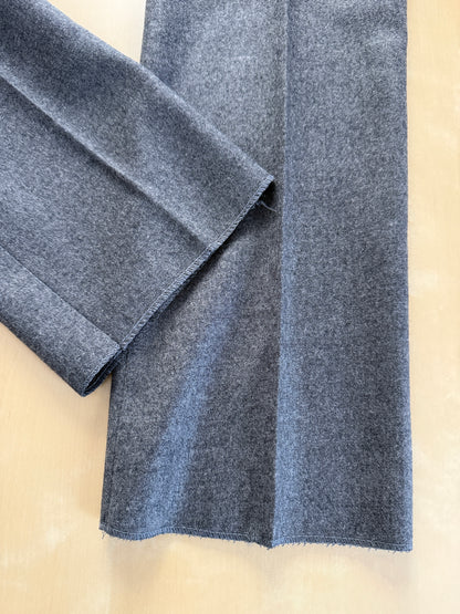 Pantaloni anni ‘80 flanella grigio medio (NOS) - tg. 46