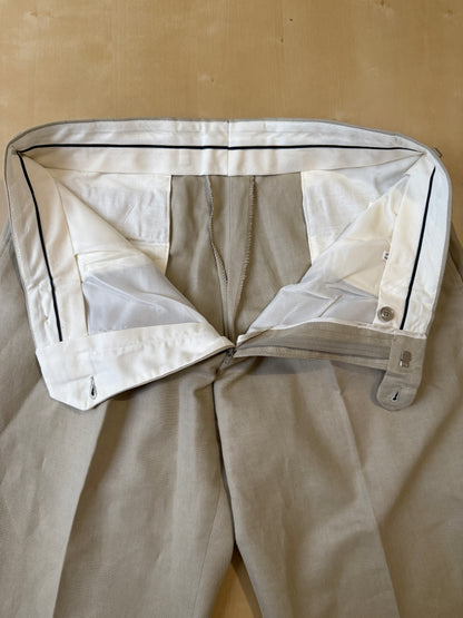 Completo beige in lino e cotone - tg. 52