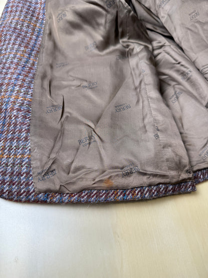 Giacca anni ‘80 in Harris Tweed shepherd’s check - tg. 48