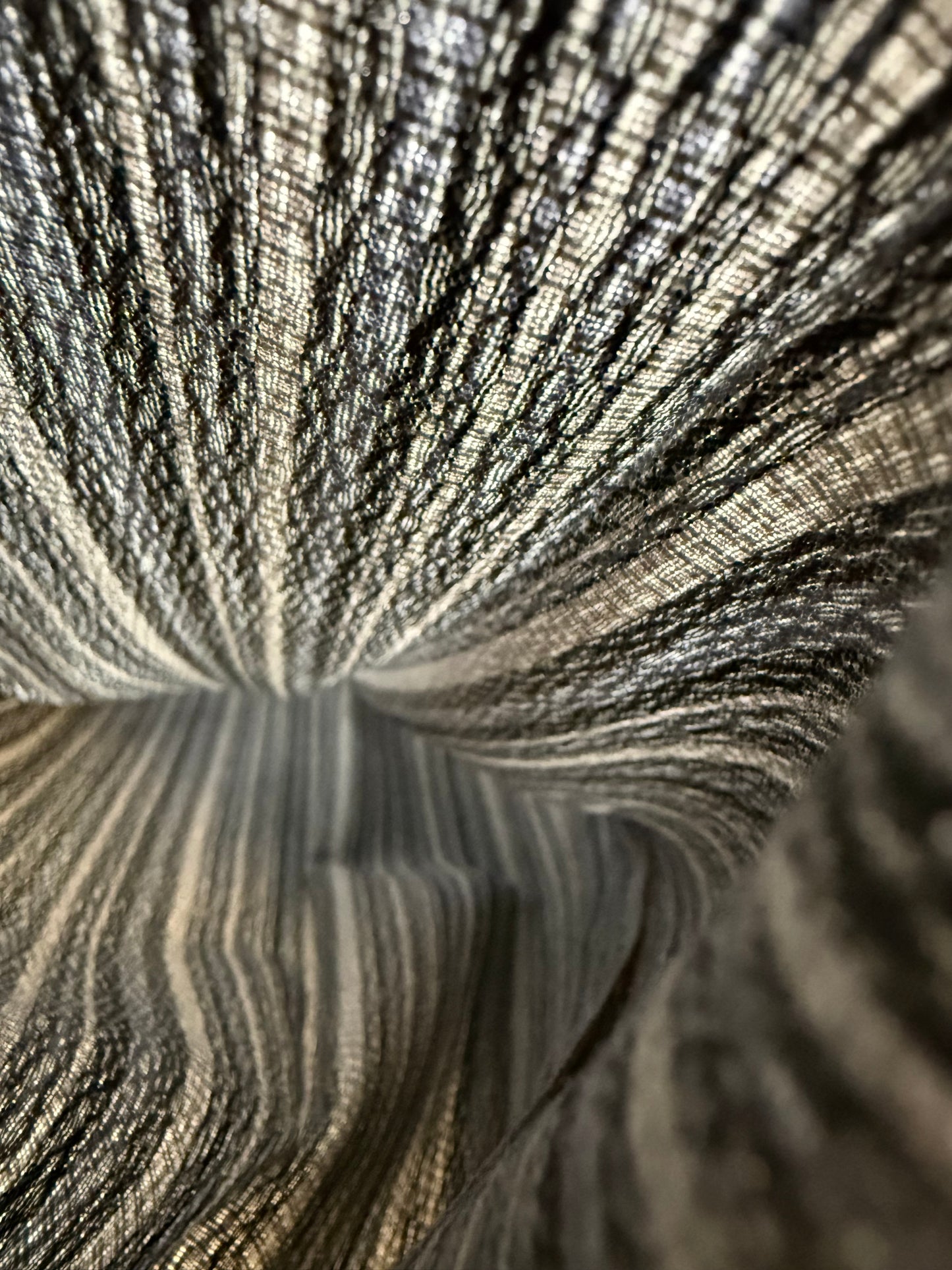 Pantaloni anni ‘80 in fresco lana grigio striato (NOS) - tg. 52