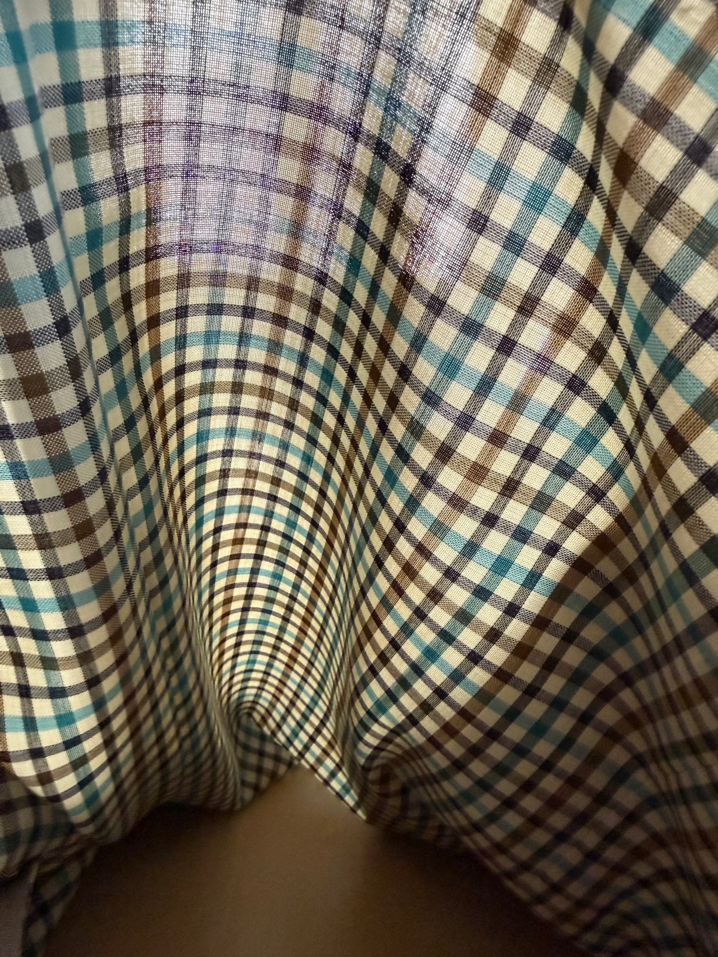 Giacca Ermenegildo Zegna quadretti fresco lana mezza fodera - tg. 52