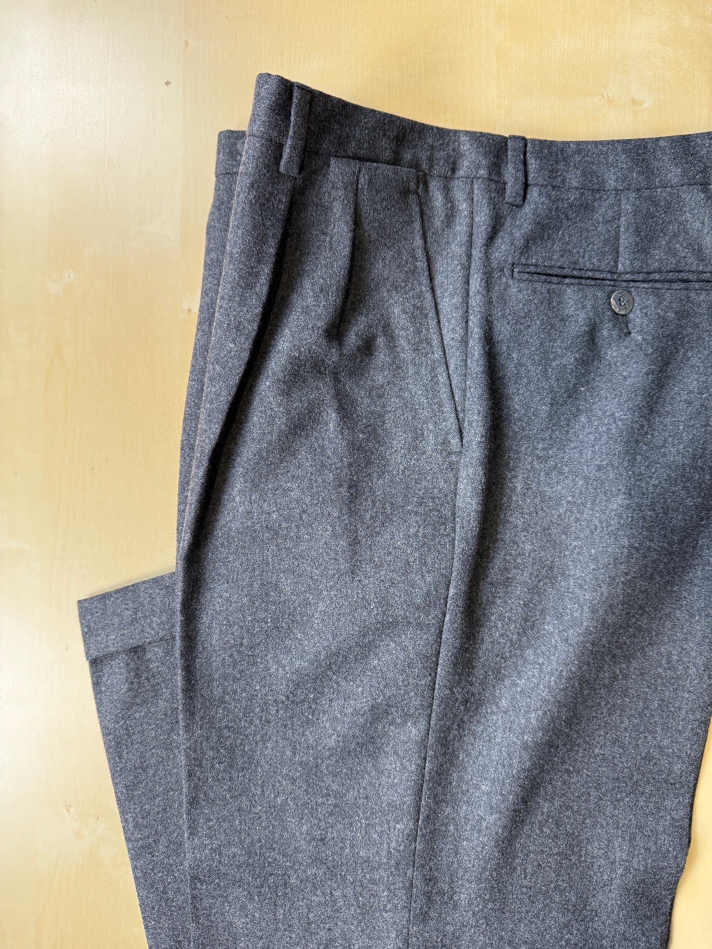 Pantaloni Burberrys flanella antracite - tg. 50