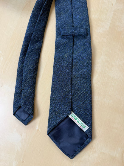 Cravatta De Paz donegal tweed blu