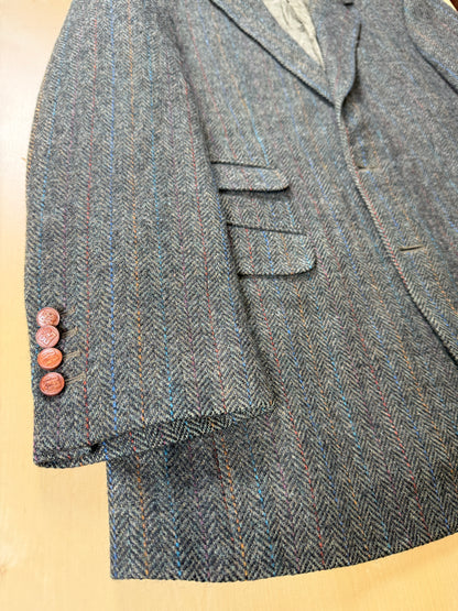 Giacca Daks shetland tweed spigato - tg. 52/54
