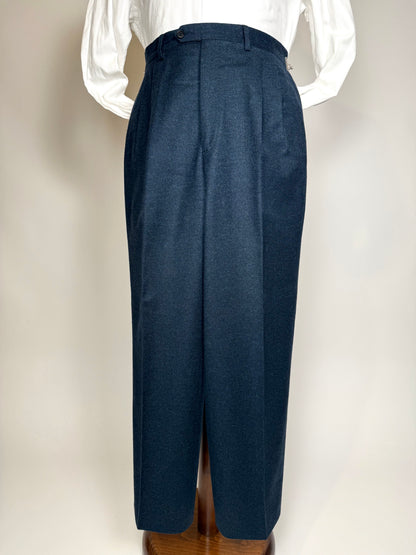 Completo anni ‘80 tessuto Loro Piana flanella lana e cashmere - tg. 50