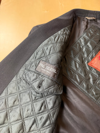 Giacca Pal Zileri doppiopetto anni ‘80 flanella blu - tg. 48