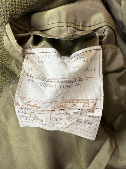 Giacca Corneliani anni ‘80 verde lana e cashmere - tg. 52