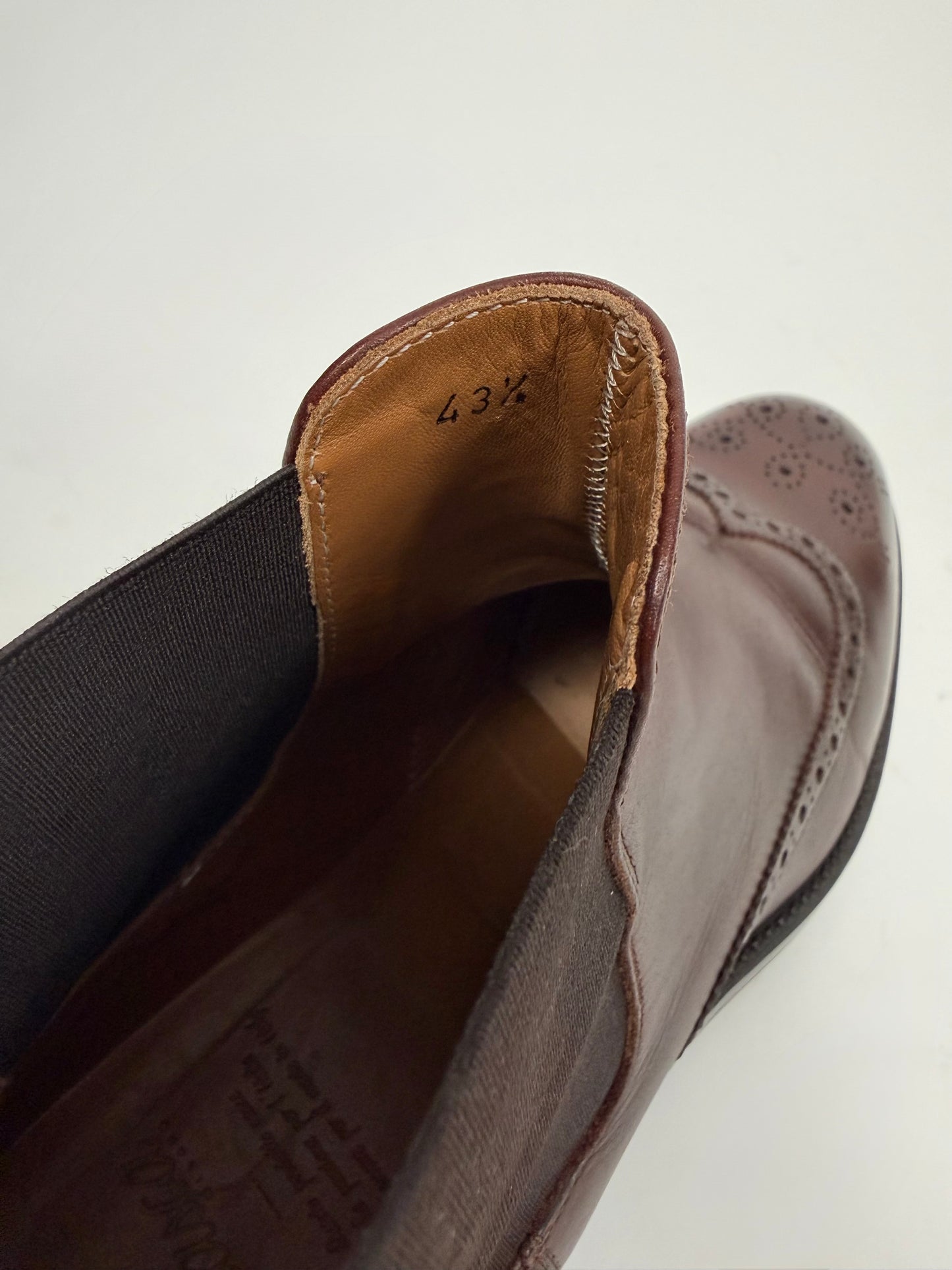 Chelsea boot Velasca “Lampionèe” brogue - 43 1/2