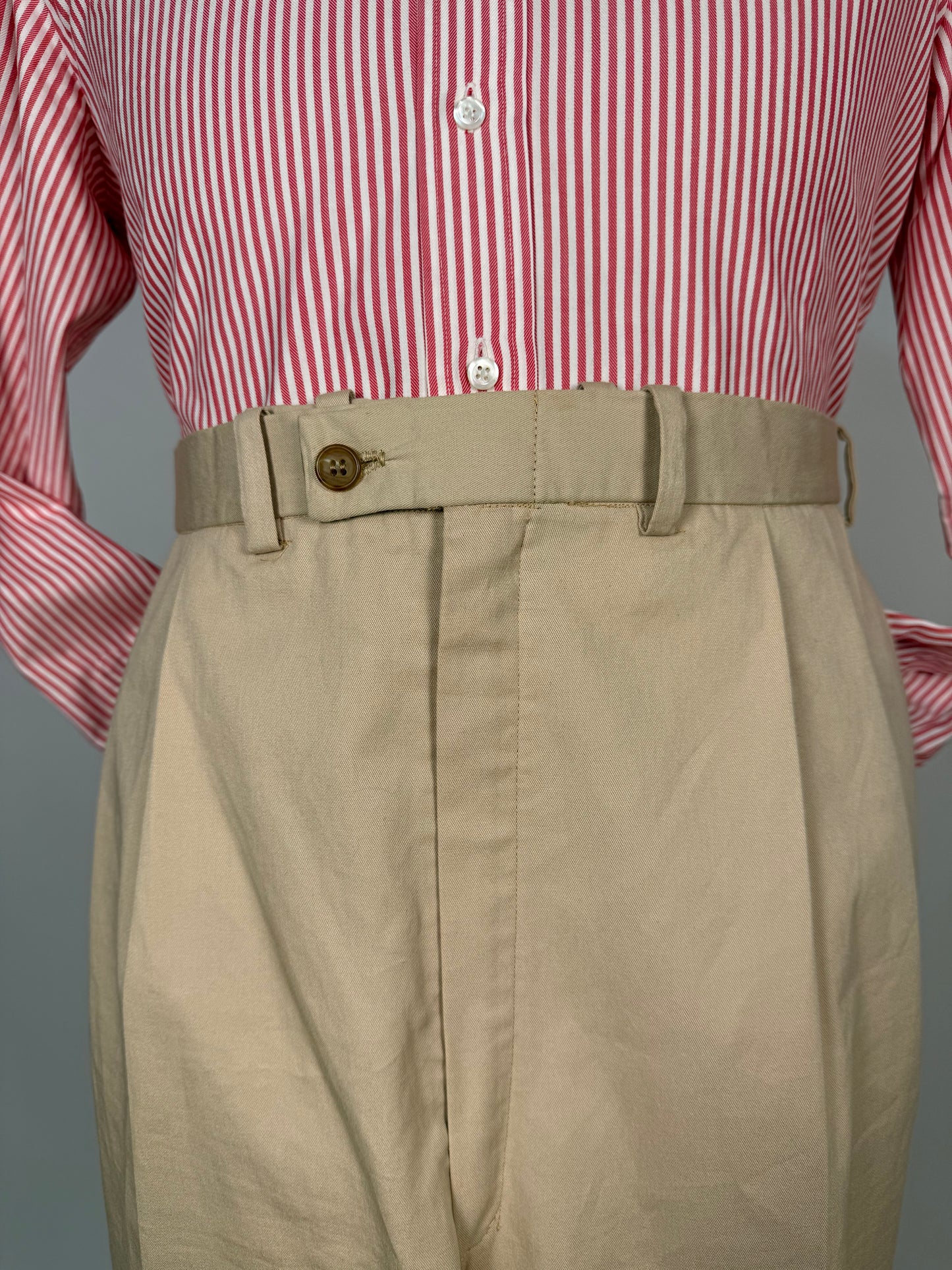 Pantaloni sartoriali cotone chino - tg. 60/62