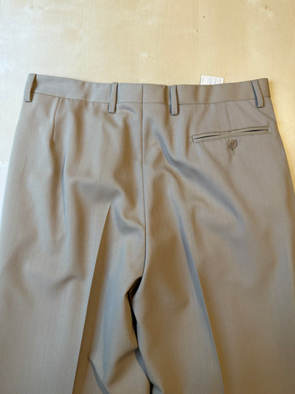 Completo doppiopetto Forall anni '70/'80 in twill beige (NOS) - tg.48