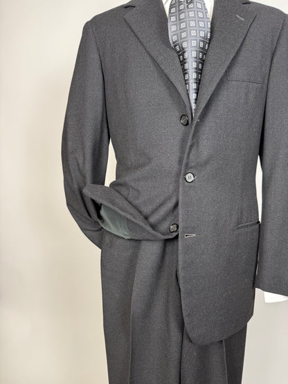 Completo anni ‘50/‘60 flanella antracite - tg. 46