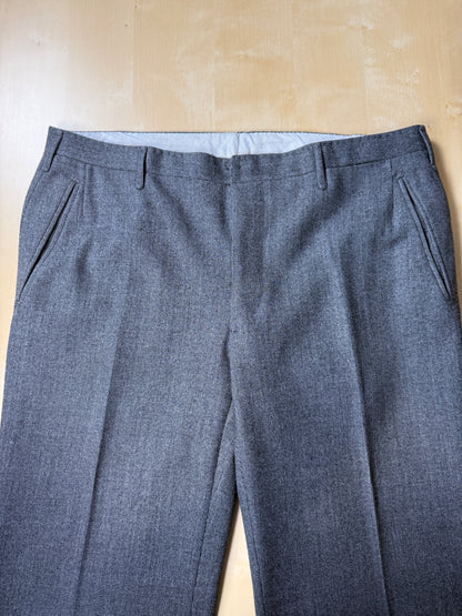 Completo sartoriale flanella grigia anni ‘60/‘70 - tg. 50