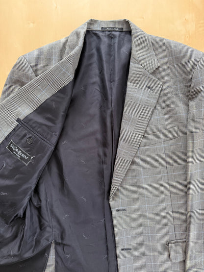 Giacca Yves Saint Laurent anni ‘90 principe di Galles bottoni madreperla - tg. 50