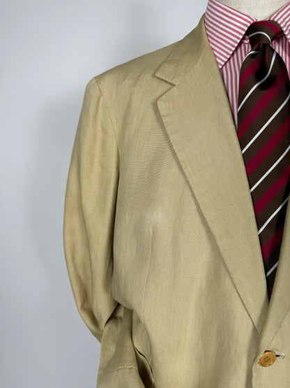 Completo sartoriale A. Graneri lino beige - tg. 60/62