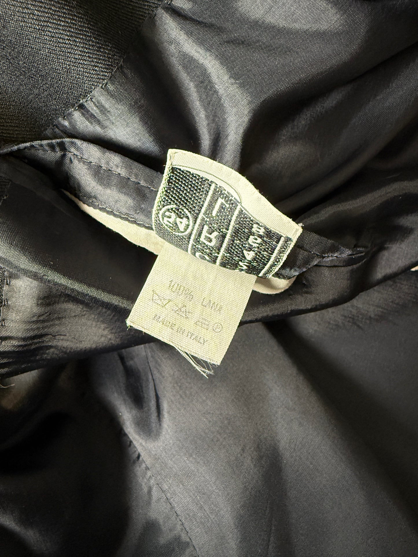 Blazer navy anni ‘80 in flanella - tg. 54