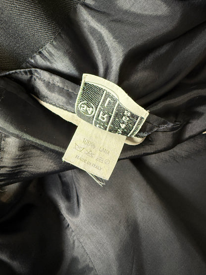 Blazer navy anni ‘80 in flanella - tg. 54