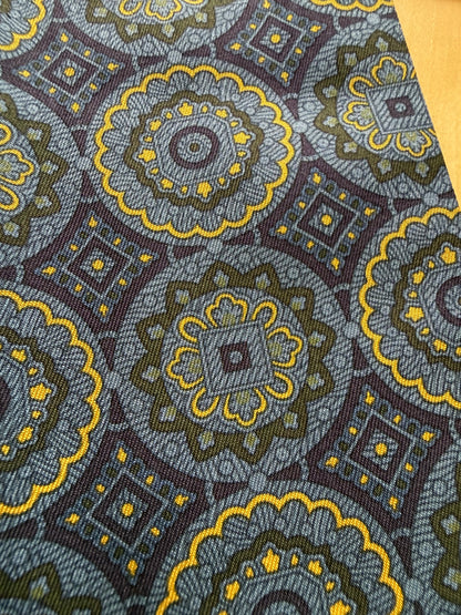 Ascot blu medaglioni mandala