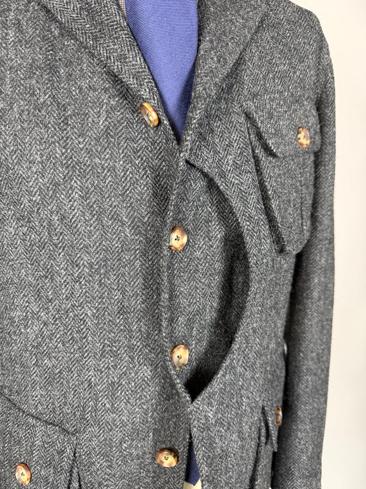 Giacca maremmana De Paz in tweed - tg. 52/54