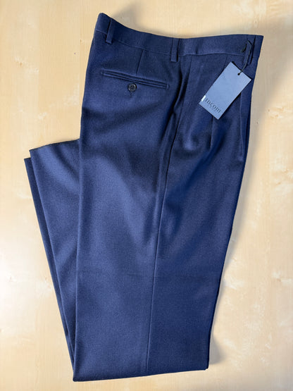 Pantalone anni ‘90 in flanella blu notte (NOS) - tg. 50