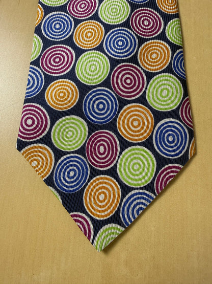 Cravatta Missoni vintage cerchi concentrici